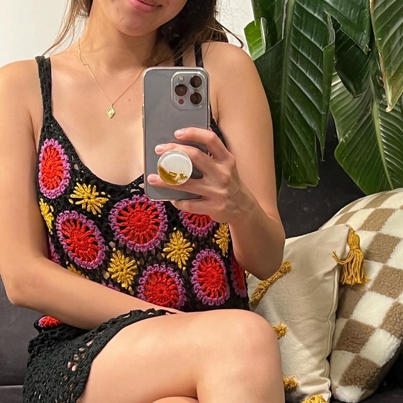 Nasty Gal Other - Retro Crochet Dress